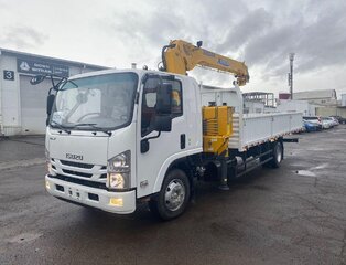 Бортовой Isuzu с КМУ XCMG SQS125-3